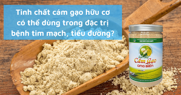 Tinh chất cám gạo được biết đến nhiều trong làm đẹp nhưng tinh chất cám gạo hữu cơ này còn có thể dùng trong việc điều trị các chứng bệnh tim mạch, tiểu đường, huyết áp và gout