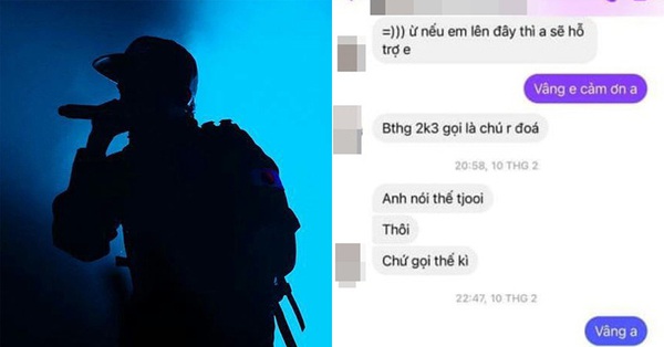 Phẫn nộ với đoạn tin nhắn được cho là của nam rapper Vbiz với bé gái 10 tuổi