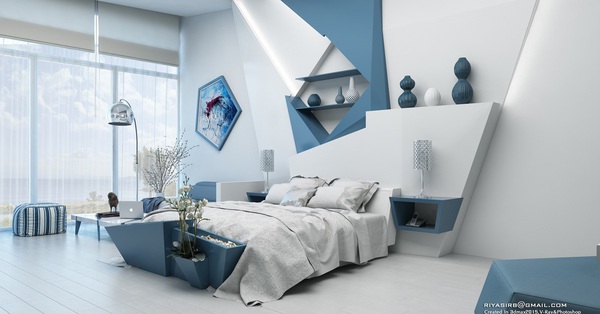 Design your bedroom in a new decorating style