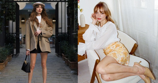 French girls often wear these 4 types of shoes when wearing skirts