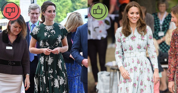 Princess Kate is age-matched because of a dress style