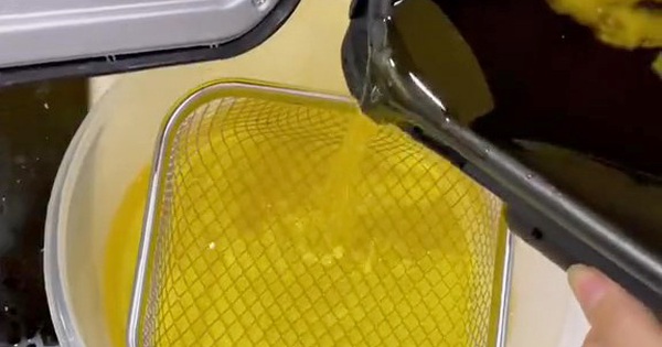 How to filter cooking oil residue is super simple, 1 minute is as clear as new