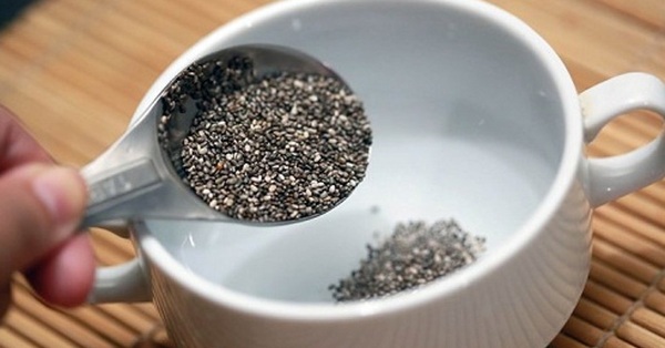 Uses of drinking chia seeds mixed with milk every morning