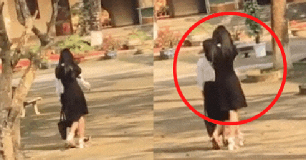Controversy about the teacher wearing a knee-length skirt, the 11th grade male student secretly posted it on MXH