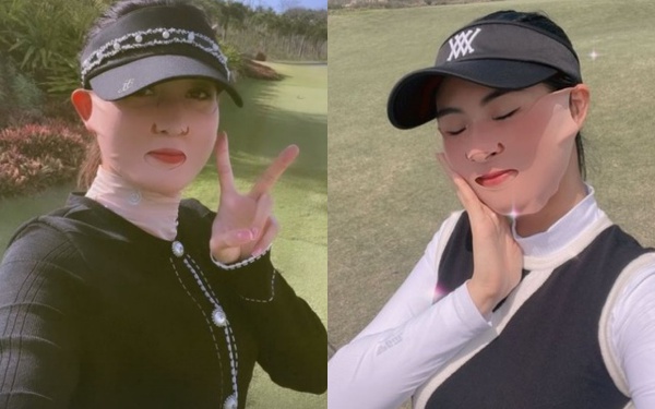 Golf club uses collagen patches to keep skin white and beautiful