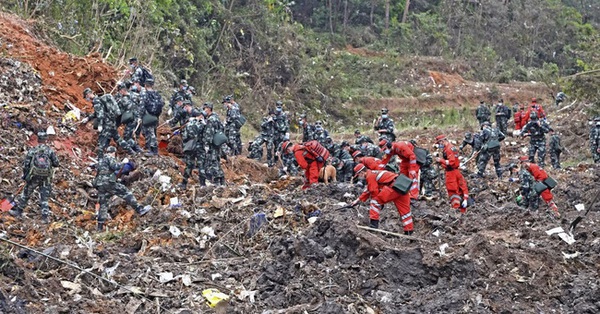 Many pieces of plane debris and body pieces of the unfortunate victim were found