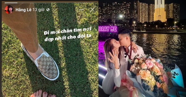 Minh Hang is increasingly showing off her fiancé and a series of actions that make people jealous