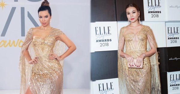 For some reason, Ha Anh immediately touched Thanh Hang’s “unpretentious” dress