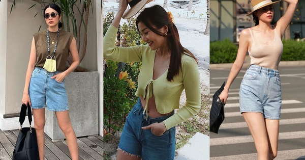 Vietnamese stars in simple shorts are still elegant and smooth