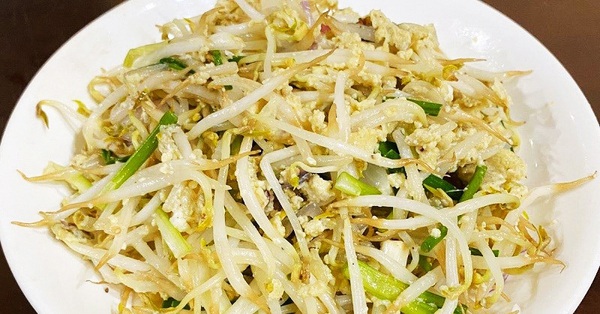 Cách làm giá đỗ xào trứng thơm ngon khó cưỡng đơn giản tại nhà
