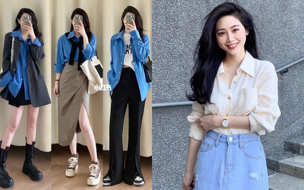 8 ways to wear a solid color shirt that is both beautiful and flattering