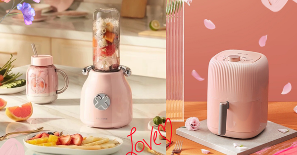 Shop a full set of kitchenware with a beautiful but not cheesy pink color on Shopee