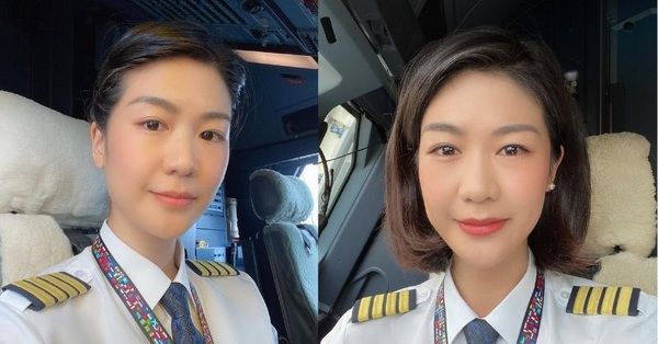 Female captain Huynh Ly Dong Phuong makes the sisters admire because there is a big change in her face, the beauty “cheats” her age.