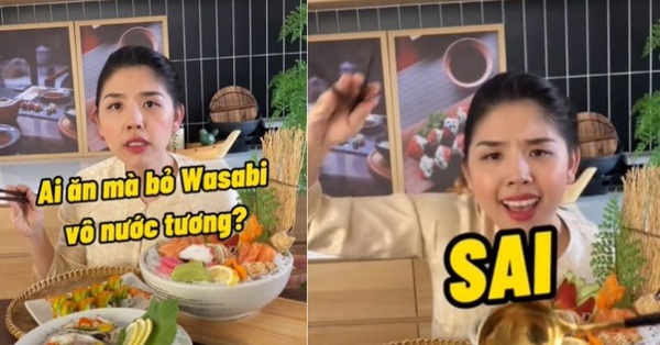 The girl who taught how to properly eat sashimi caused the online community to argue “I’ve been in Japan for 5 years and haven’t seen a case like this”?