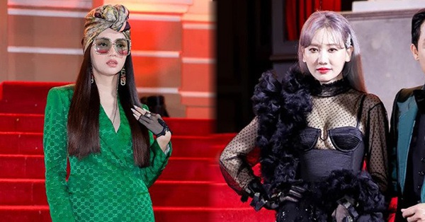 Hari Won and Huong Giang are the most on the Cine Gucci red carpet
