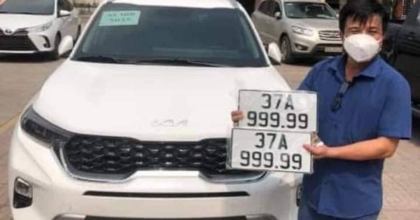 Buy a KIA Sonet car, get the 9th quarter license plate in Nghe An