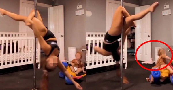Showing off her pole dancing skills on social networks, the woman who was not praised was also “cursed”