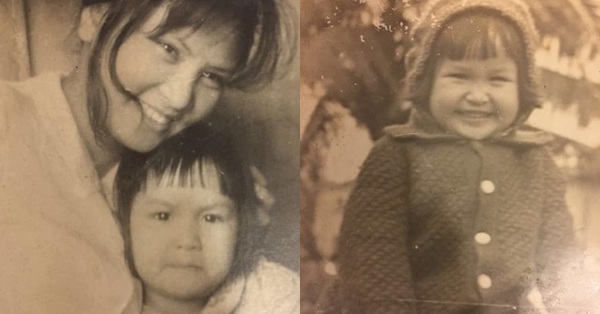 Thanh Lam released a rare photo when she was a child, the doctor’s husband immediately said a loving sentence
