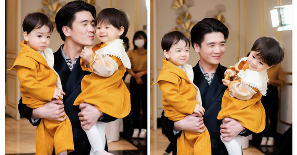 Young master Do Quang Vinh caused a fever when every week he released a photo and a quote showing his father’s love
