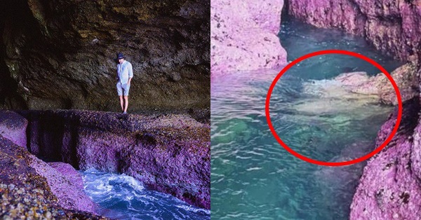 The woman who lost her life took a virtual photo in the pink cave