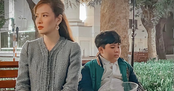 The unexpected reaction of the child actor who plays the son of Dan Le when he witnesses the scene of his father abusing his mother
