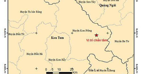 Nearly 170 earthquakes within a year in Kon Tum
