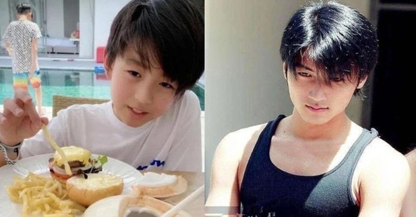 Truong Ba Chi’s second son was surprised with his appearance at the age of 12, like a “sculpture” with Nicholas Tse