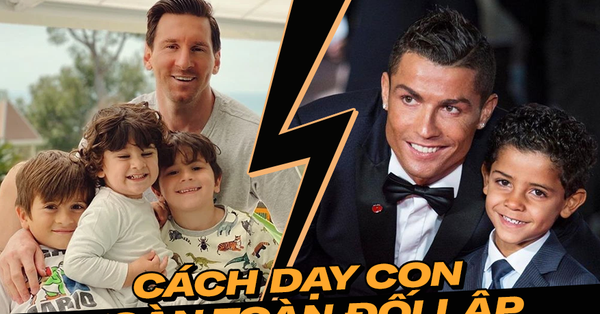 How to teach children the complete opposite of “rivals” Ronaldo and Messi