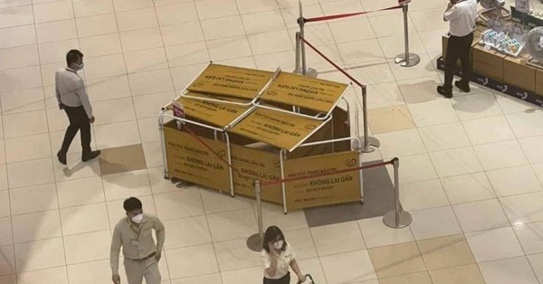 Male security guard fell upstairs at Aeon Mall Binh Duong