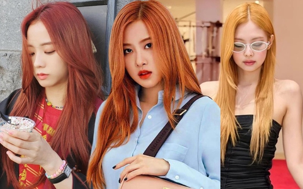 BLACKPINK dyed her hair bright orange, who is the most impressive