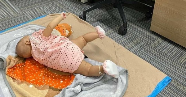 The little girl “swallowed 4 times in 2 minutes” in the middle of the office shocked her colleagues