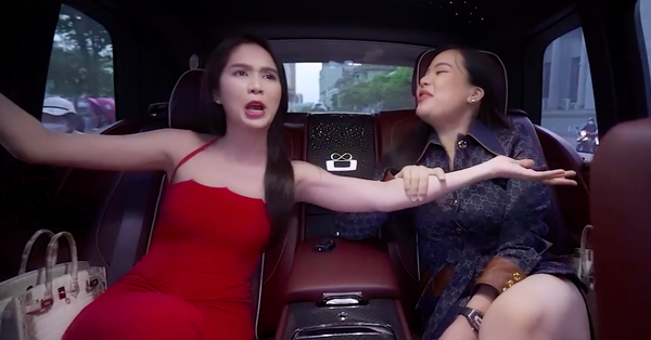 A 60 billion car doesn’t make Ngoc Trinh more luxurious when asked about fake dresses