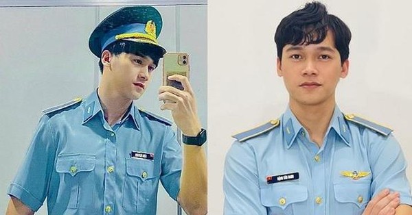 The male student of the Air Force Officer School caused a ‘storm’ on the internet with a series of photos wearing super beautiful military uniforms