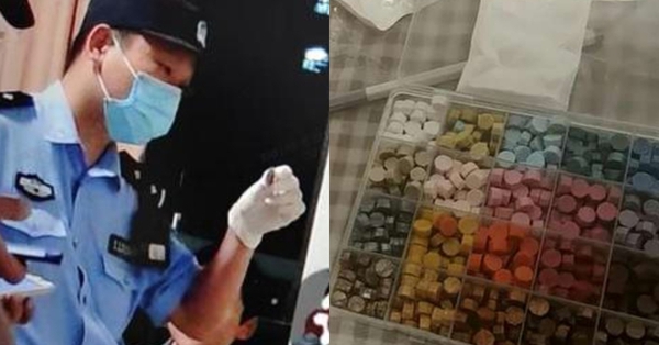 Father reported to the police because he discovered that his son was using colored “pills”