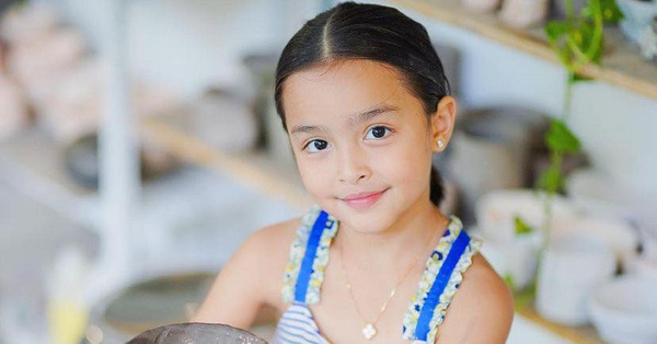 At the age of 7 years, the daughter of “the most beautiful beauty in the Philippines” has shown all the beautiful beauty in her mother’s part