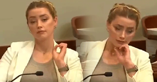 Amber Heard rolled her eyes and played with her nails when she was diagnosed with 2 mental disorders by the doctor