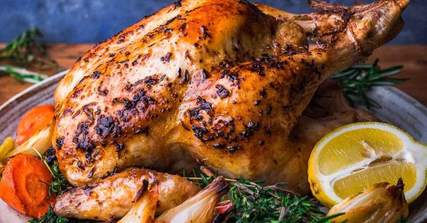 How to make grilled chicken with lemon butter, extremely crispy and delicious