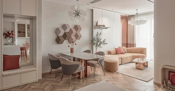 See the 115m² apartment with Rose Gold colors in Saigon
