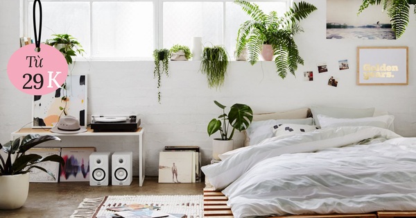 5 ways to decorate a summer bedroom cooler and beautiful “lost”, costs only from 29K