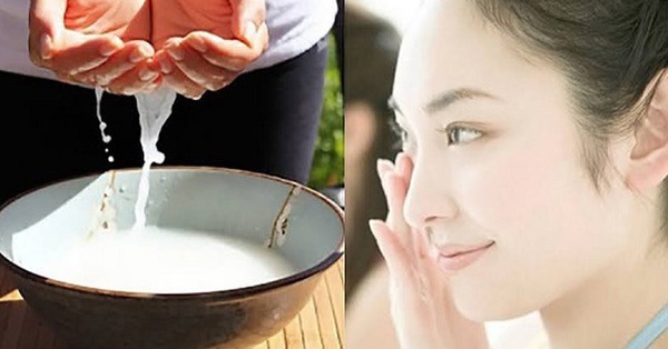 “Divine medicine” to nourish the face, clean the food that many houses pour down the drain every time they cook rice without knowing it
