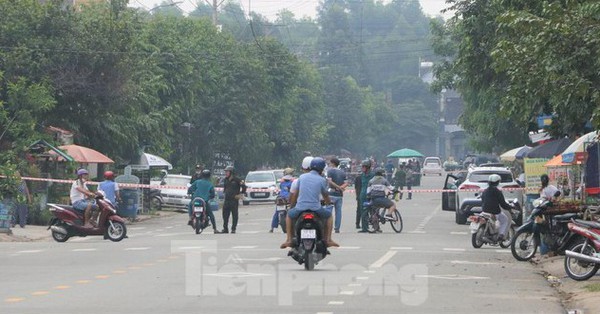 The man set himself on fire after killing people in Binh Duong