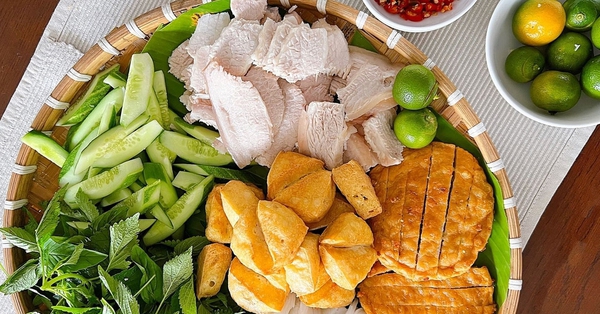 Mẹt bún đậu chuẩn như ngoài tiệm của mẹ Hà Tăng