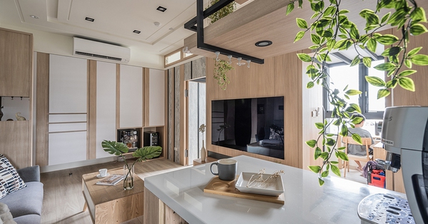 60m apartment of a family of 4 with smart design