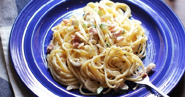 How to make salmon pasta very simple but delicious