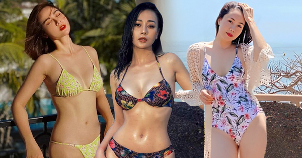 Quynh Nga, Phuong Oanh are sexy but the rare bikini image of Hong Diem is in the spotlight