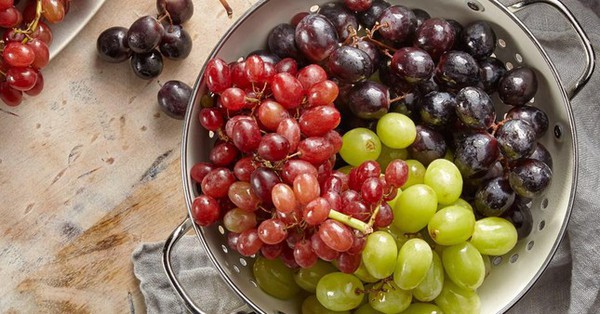 The ‘big taboo’ foods are absolutely not eaten with grapes