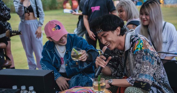 Two-season rappers of Vietnamese Rap landed at the composition camp, teachers and students Binz