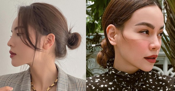 13 ways to bun beautiful hair of Vietnamese stars