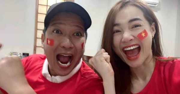 Truong Giang – Nha Phuong and Vbiz stars burst into tears at the victory of Vietnam U23 team at SEA Games 31