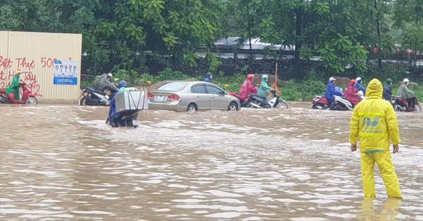 Some places flooded after heavy rain